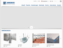 Tablet Screenshot of jordahl-group.com